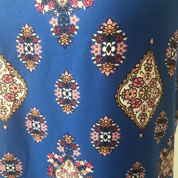 4/$20 🌴 Pink Rose | Printed Bar Back Shift Dress - Picture 3 of 12